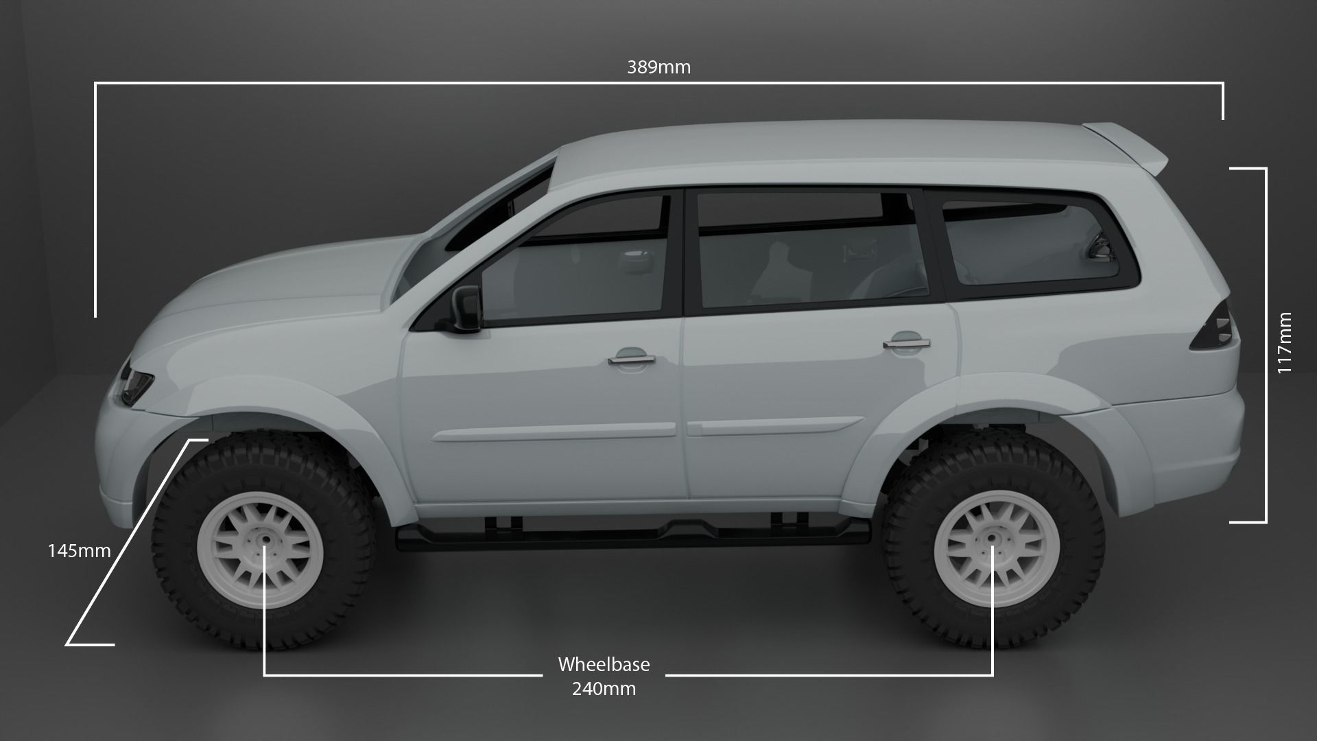 2008 Mitsubishi Pajero Sport  3D print model_2