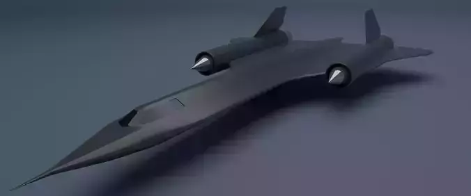 Sleek Futuristic Jet