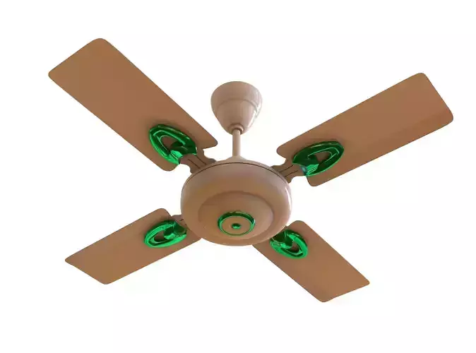 Ceiling Fan Low-poly 3D model