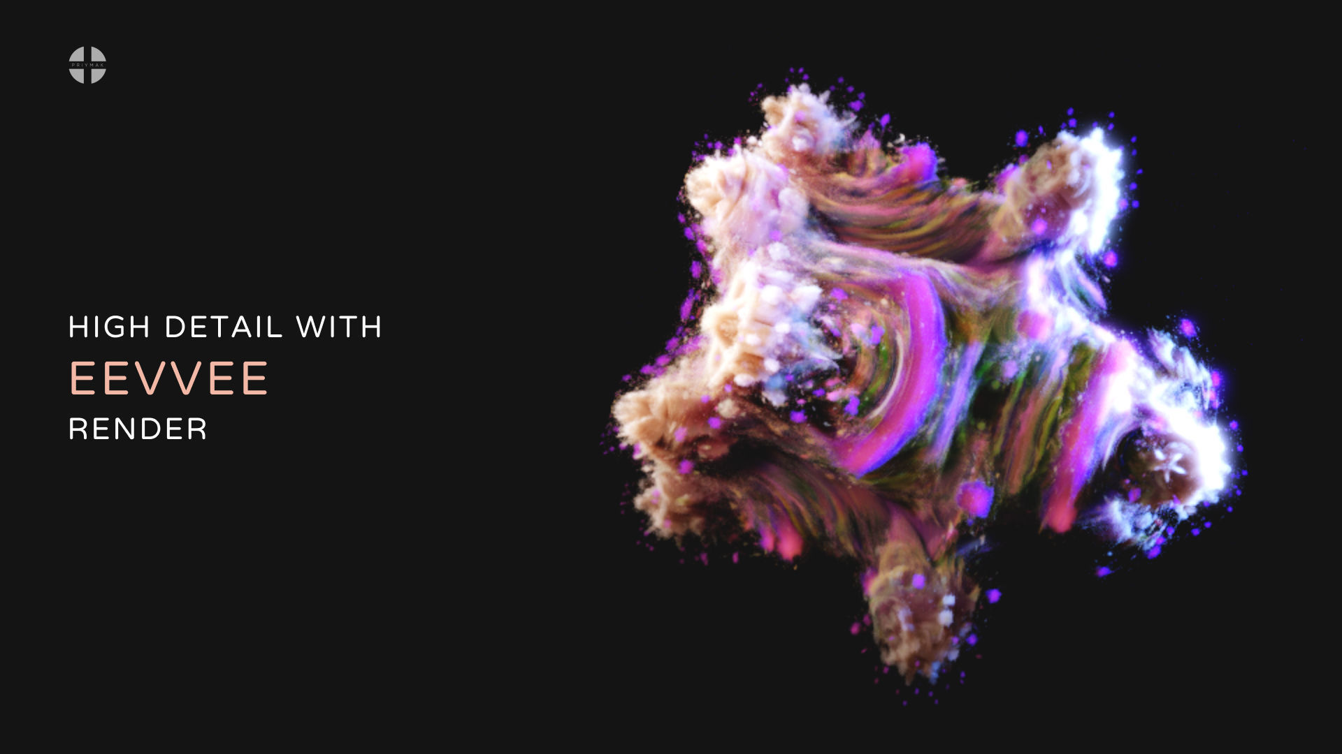 Blender 3D Fractal scene Eevvee render 3D model_7