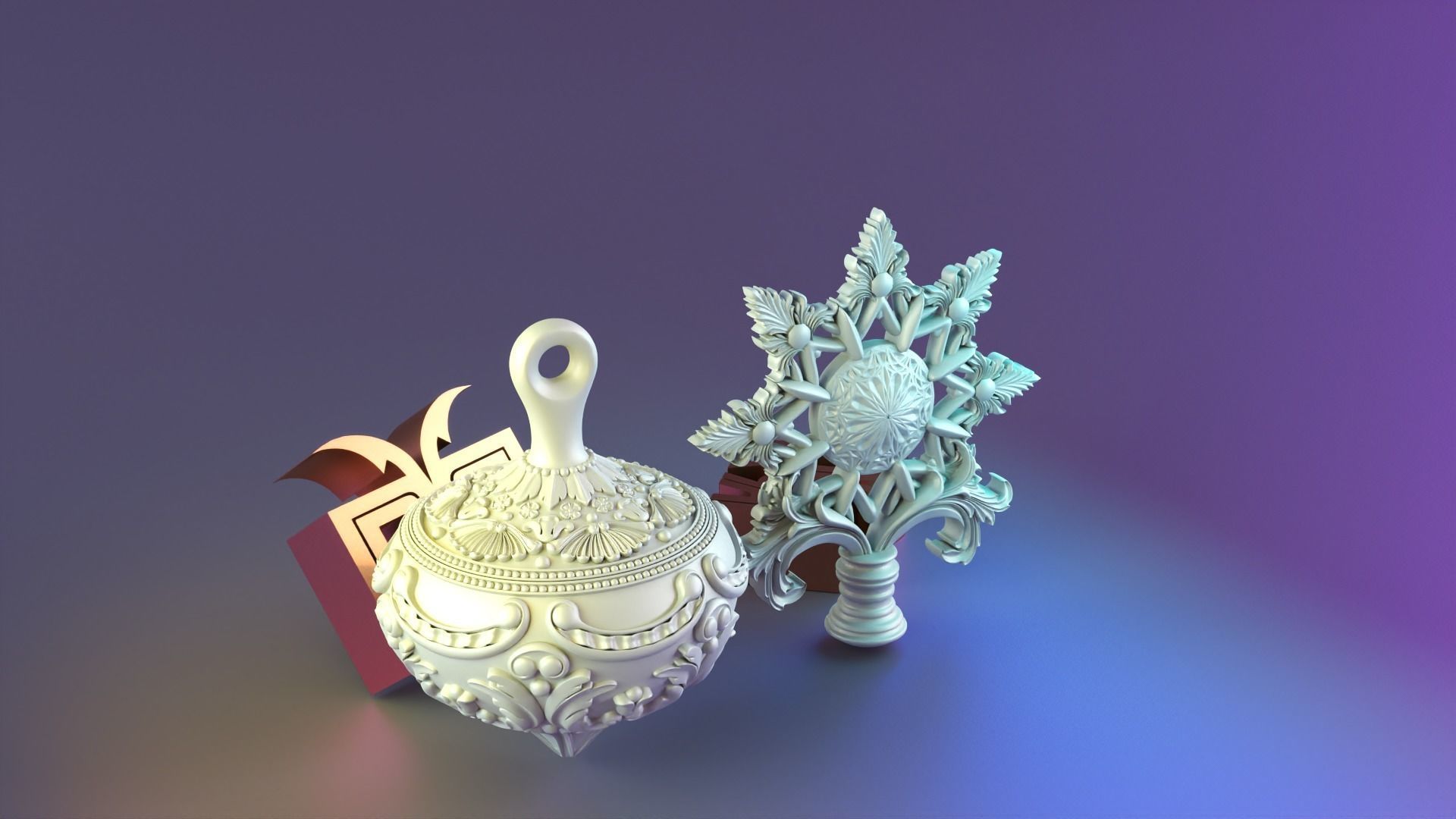 Christmas tree decoration Free 3D print model_6