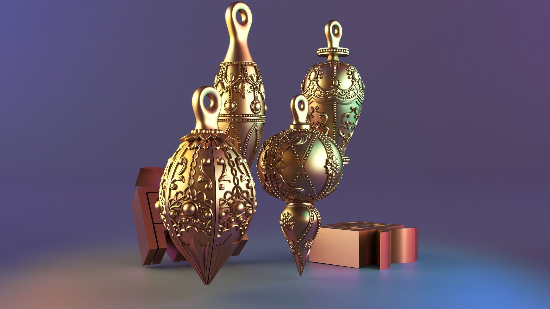 Christmas tree decoration Free 3D print model_5