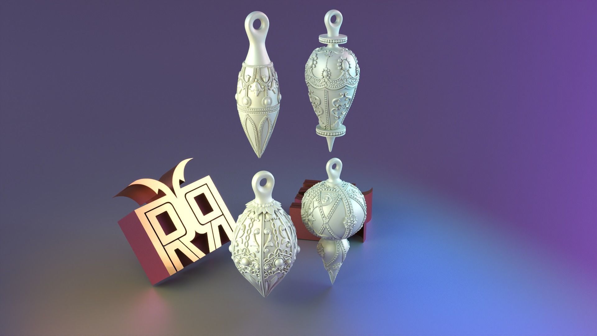 Christmas tree decoration Free 3D print model_3