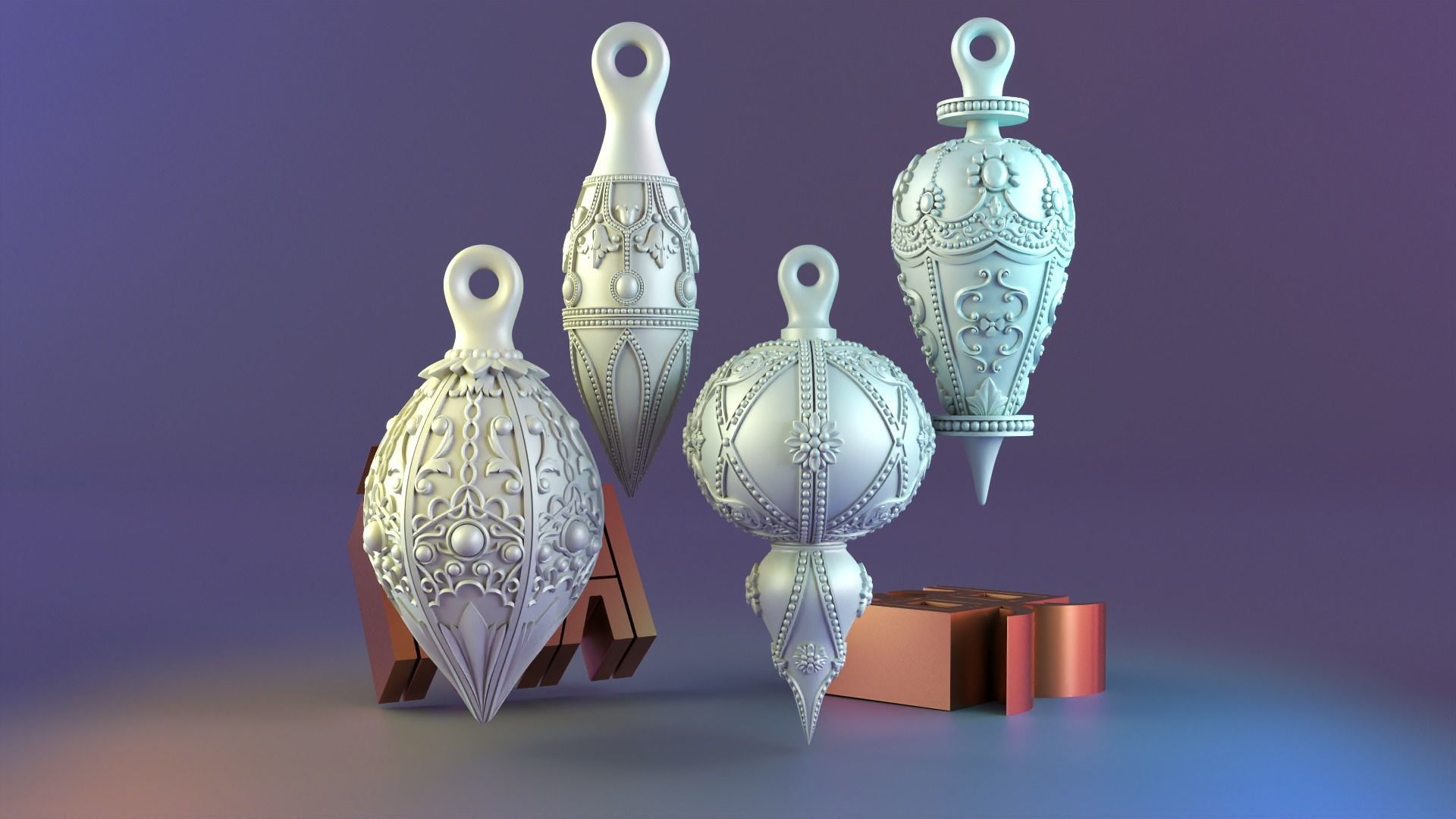 Christmas tree decoration Free 3D print model_7