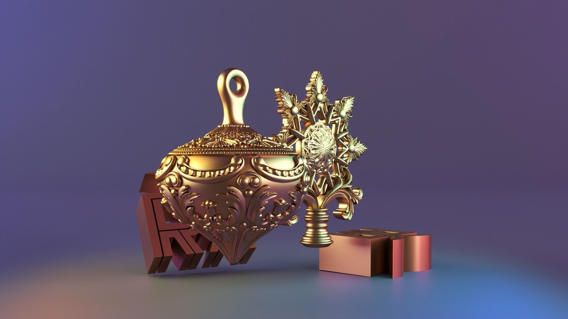 Christmas tree decoration Free 3D print model_4