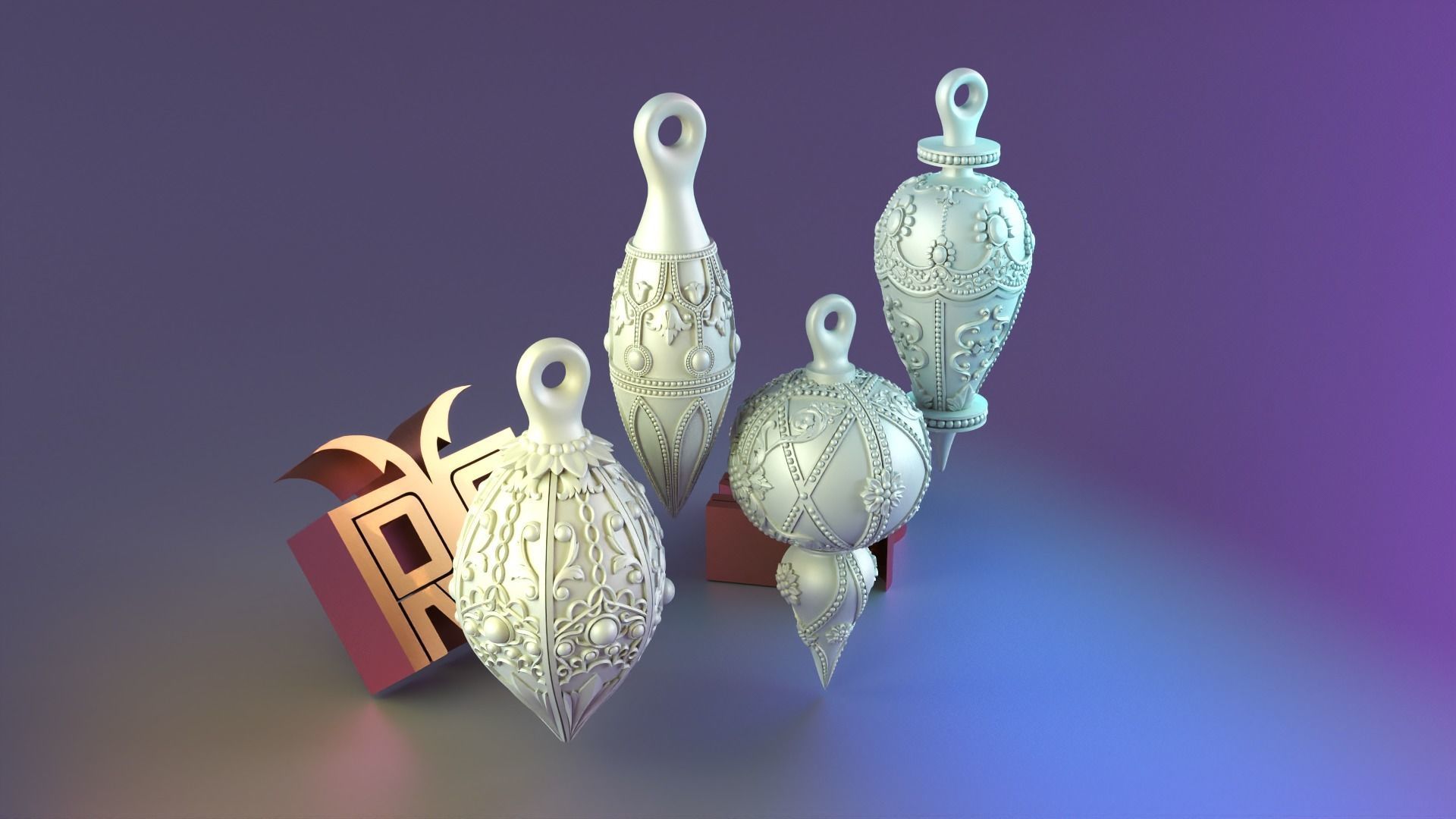 Christmas tree decoration Free 3D print model_8