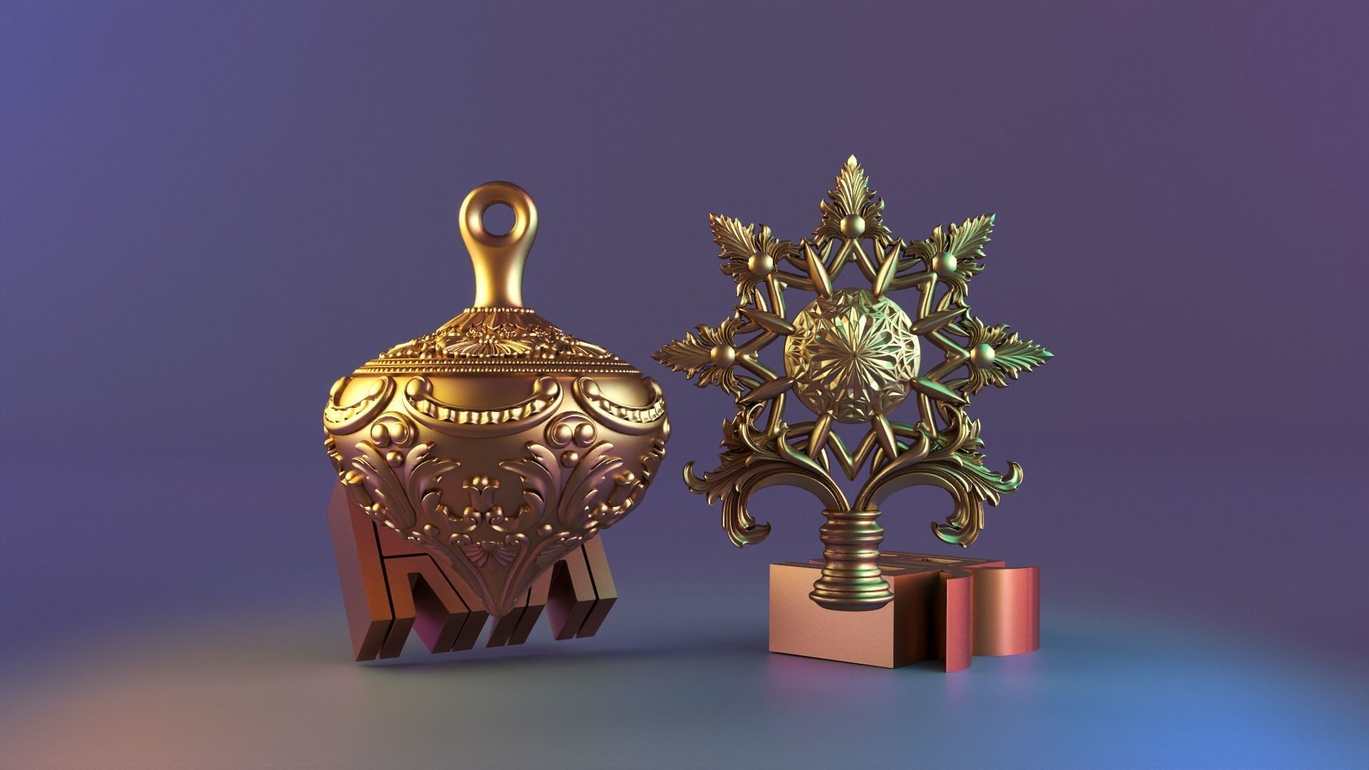 Christmas tree decoration Free 3D print model_1