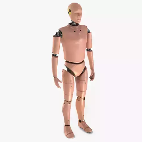 Male Crash Test Dummy -  3 Texture Sets in 1 3D model