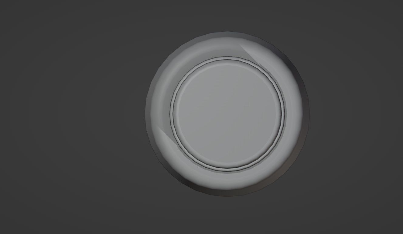Telescopic baton Low-poly 3D model_6