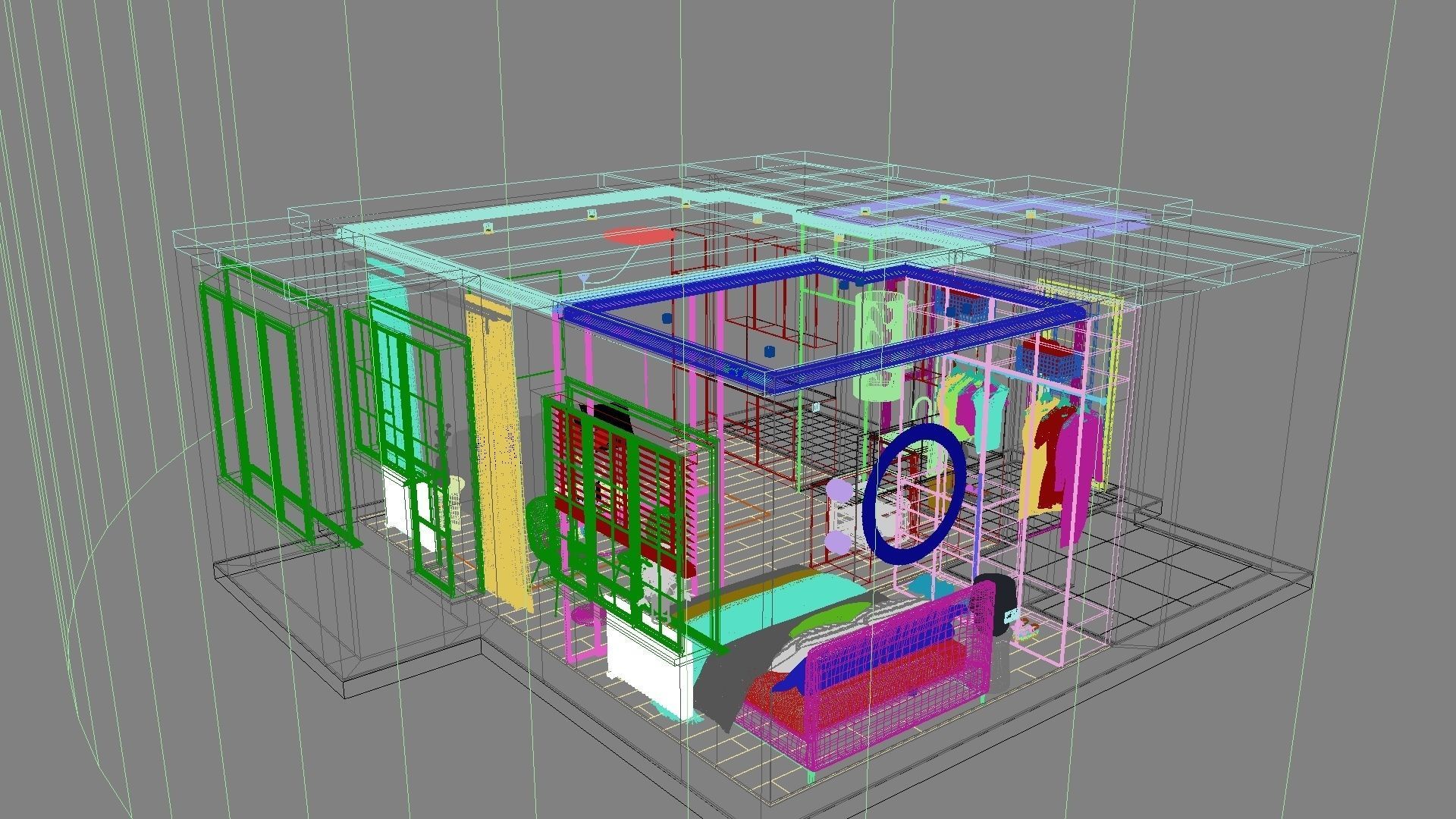 Modern residential interior 04 3D model_28