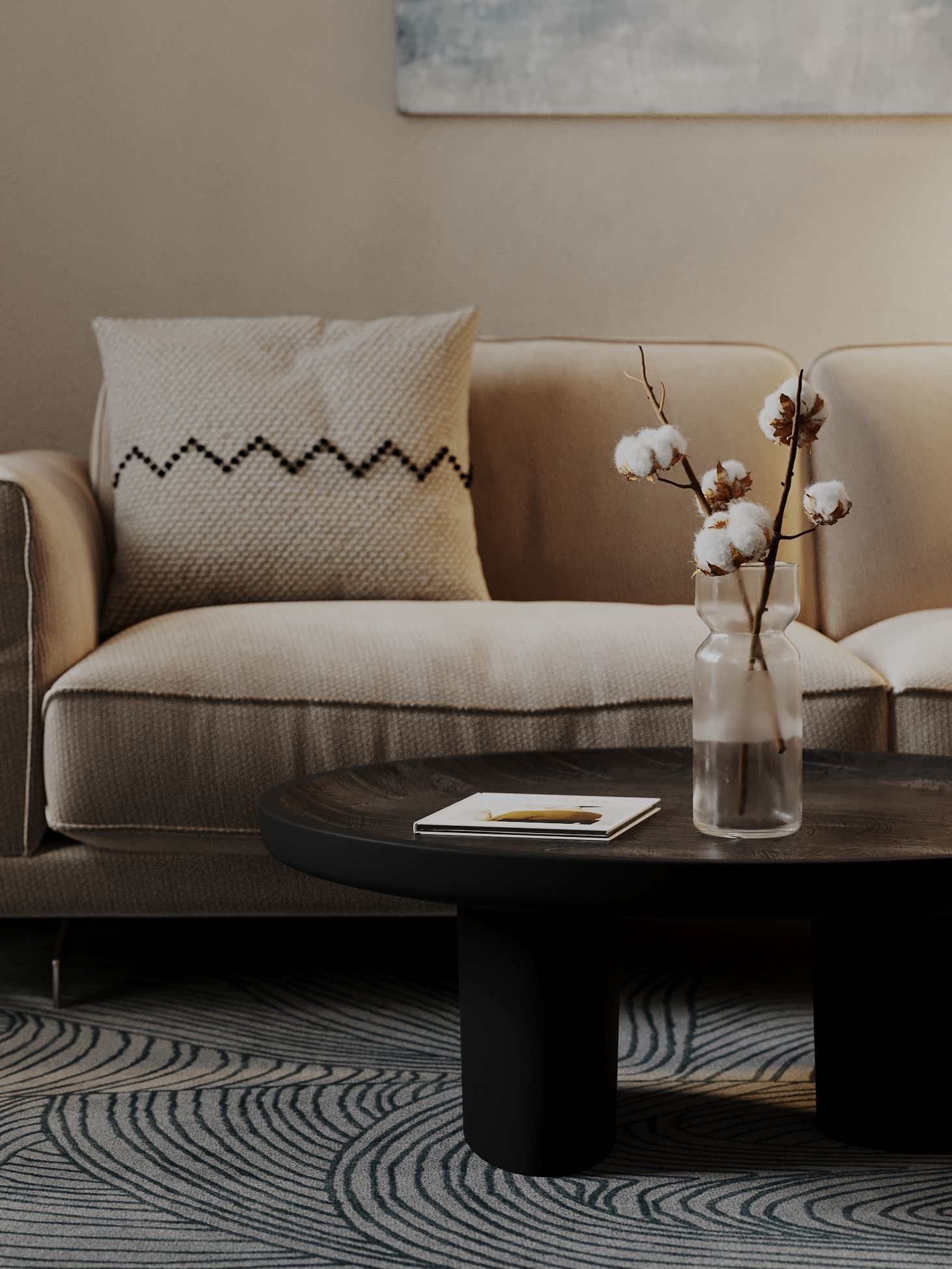 Modern residential interior 04 3D model_6