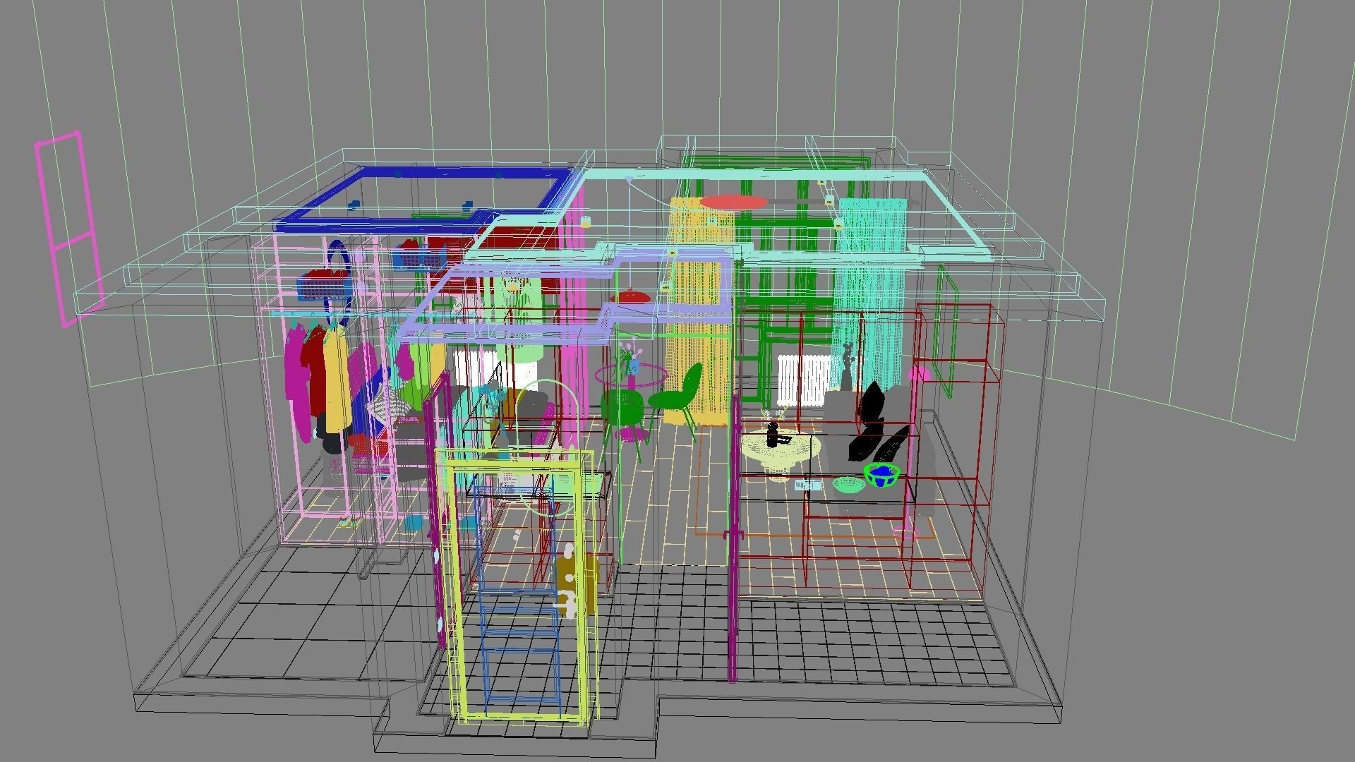 Modern residential interior 04 3D model_42