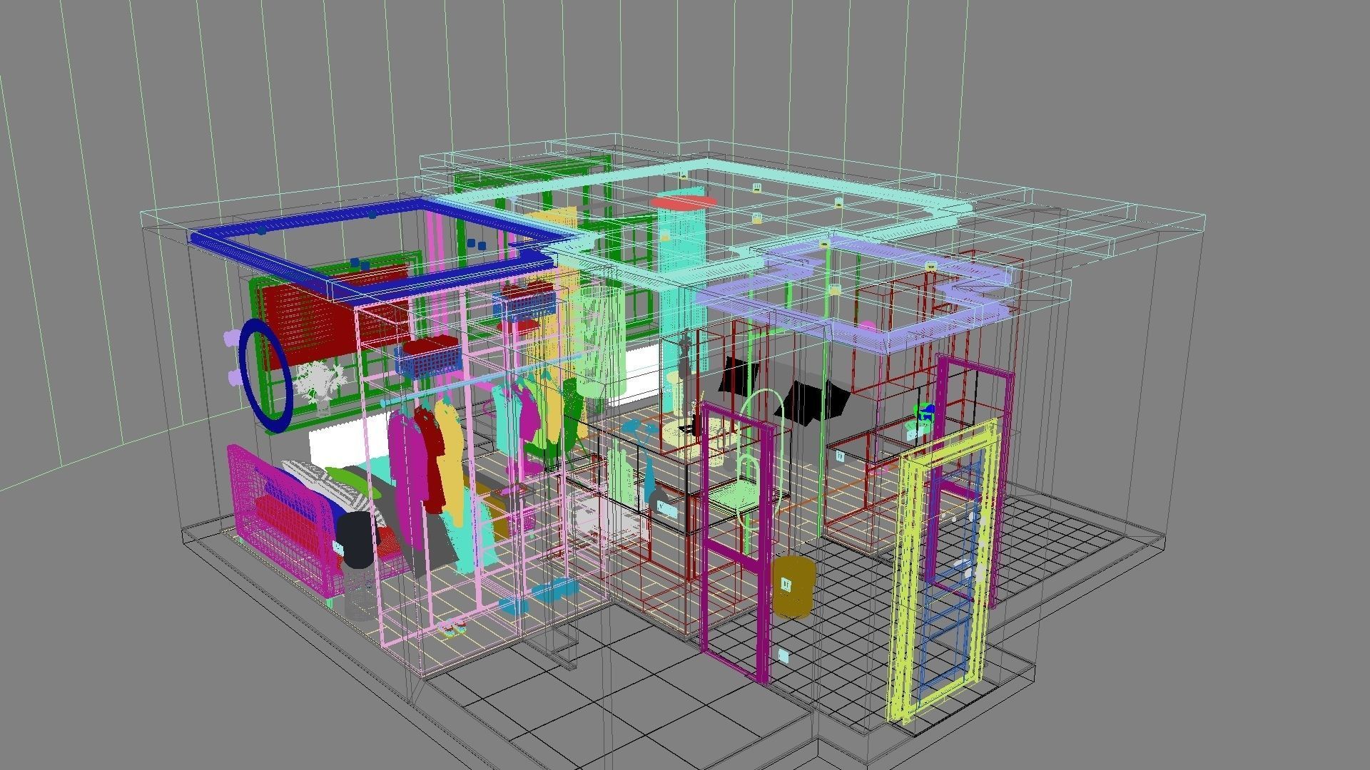 Modern residential interior 04 3D model_40