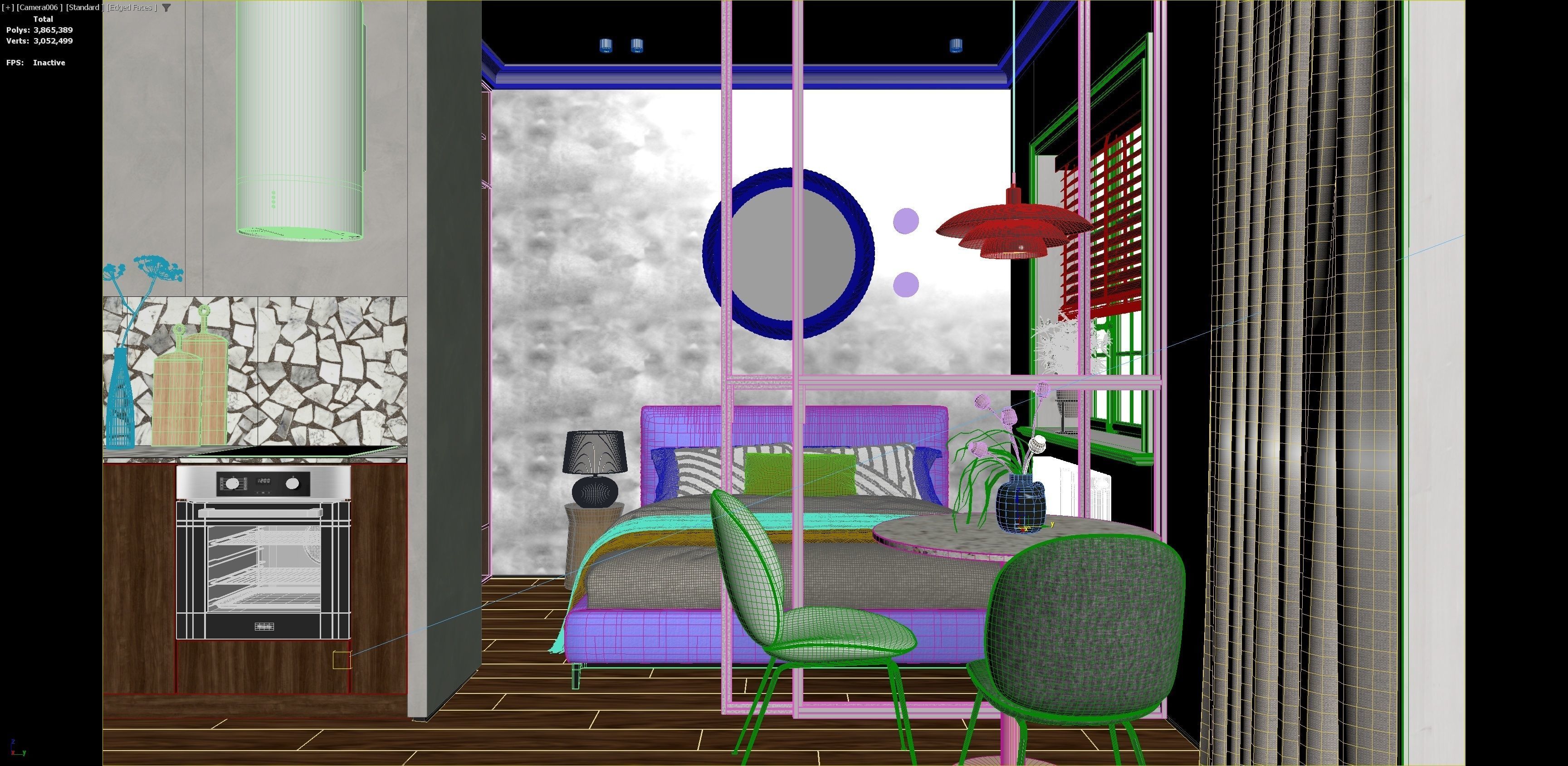 Modern residential interior 04 3D model_11