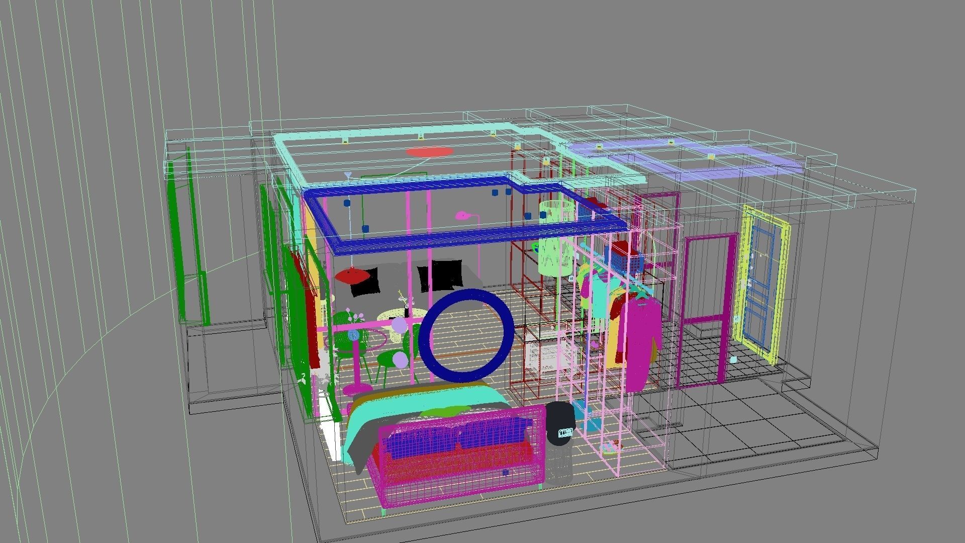 Modern residential interior 04 3D model_34