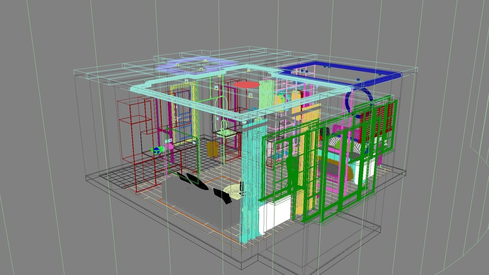 Modern residential interior 04 3D model_20
