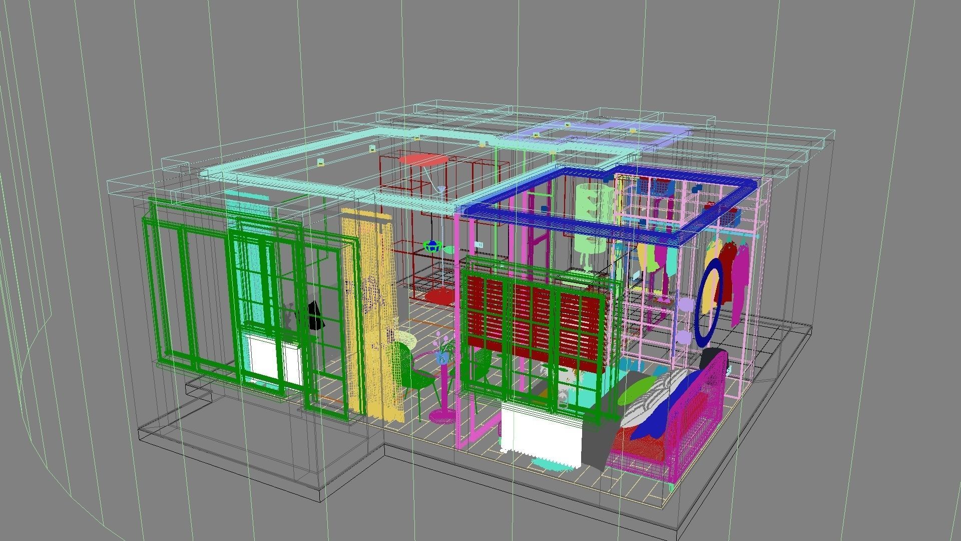 Modern residential interior 04 3D model_30