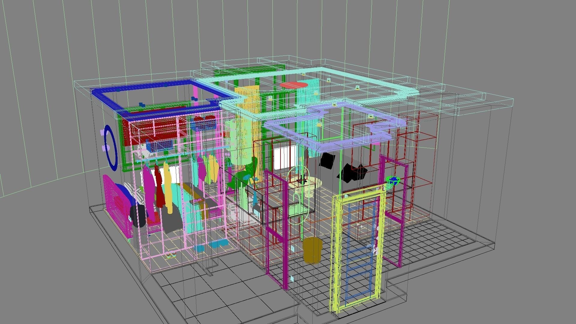 Modern residential interior 04 3D model_36