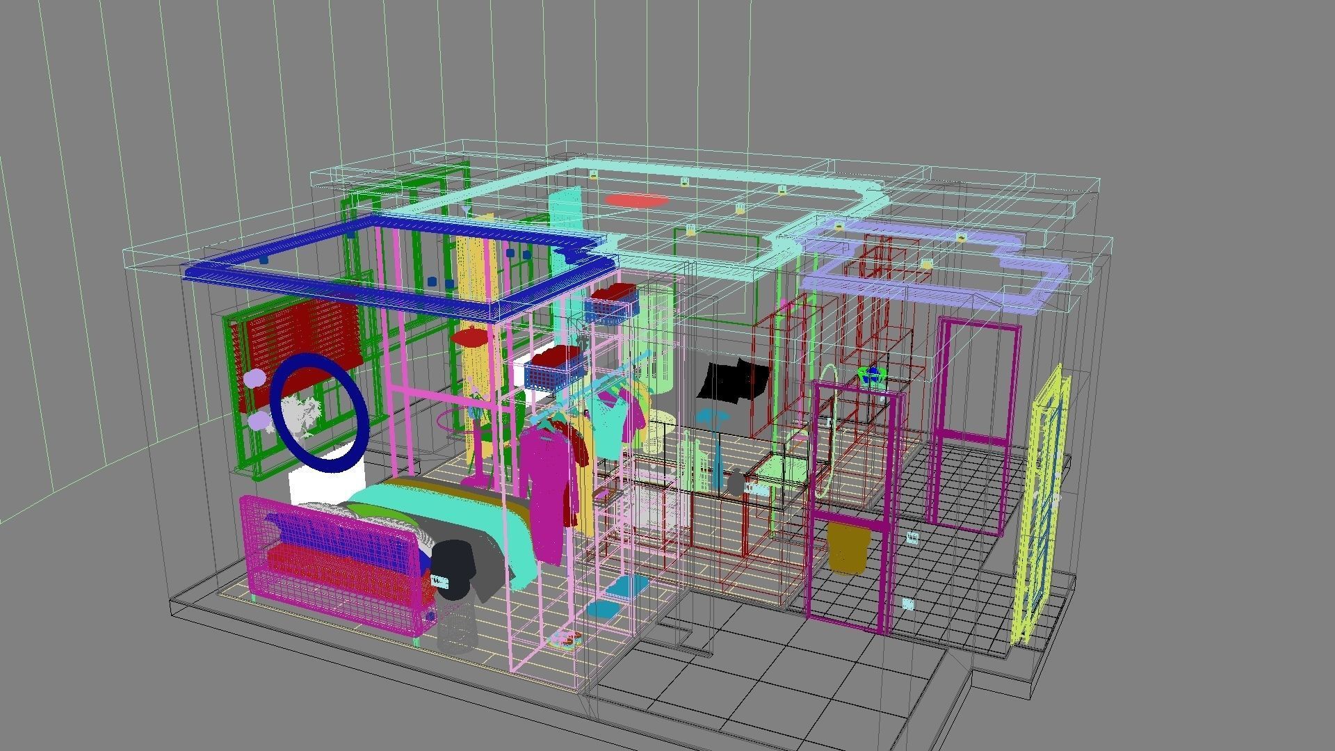 Modern residential interior 04 3D model_35