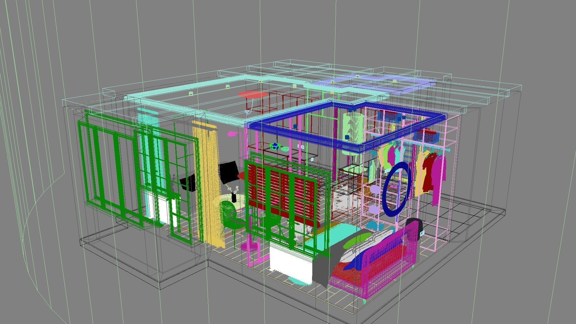 Modern residential interior 04 3D model_26