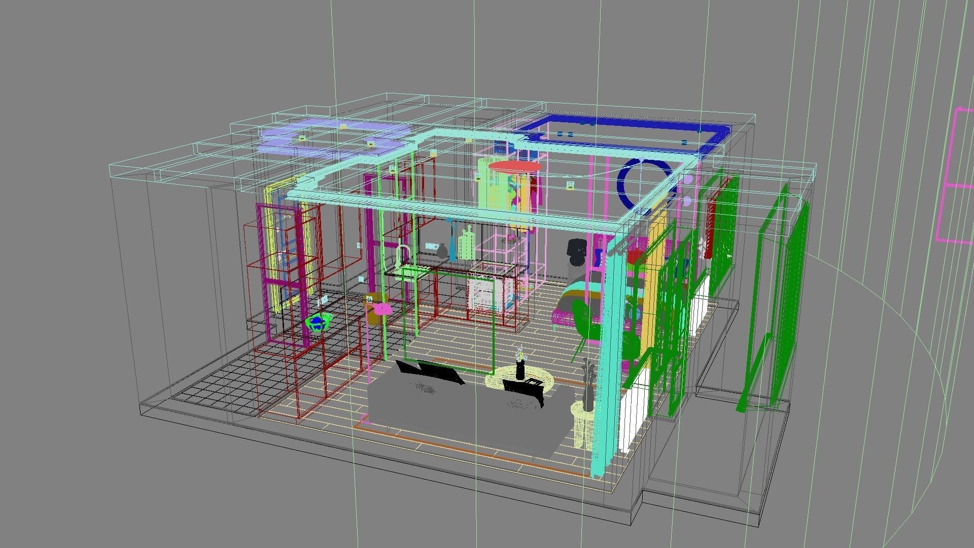 Modern residential interior 04 3D model_22