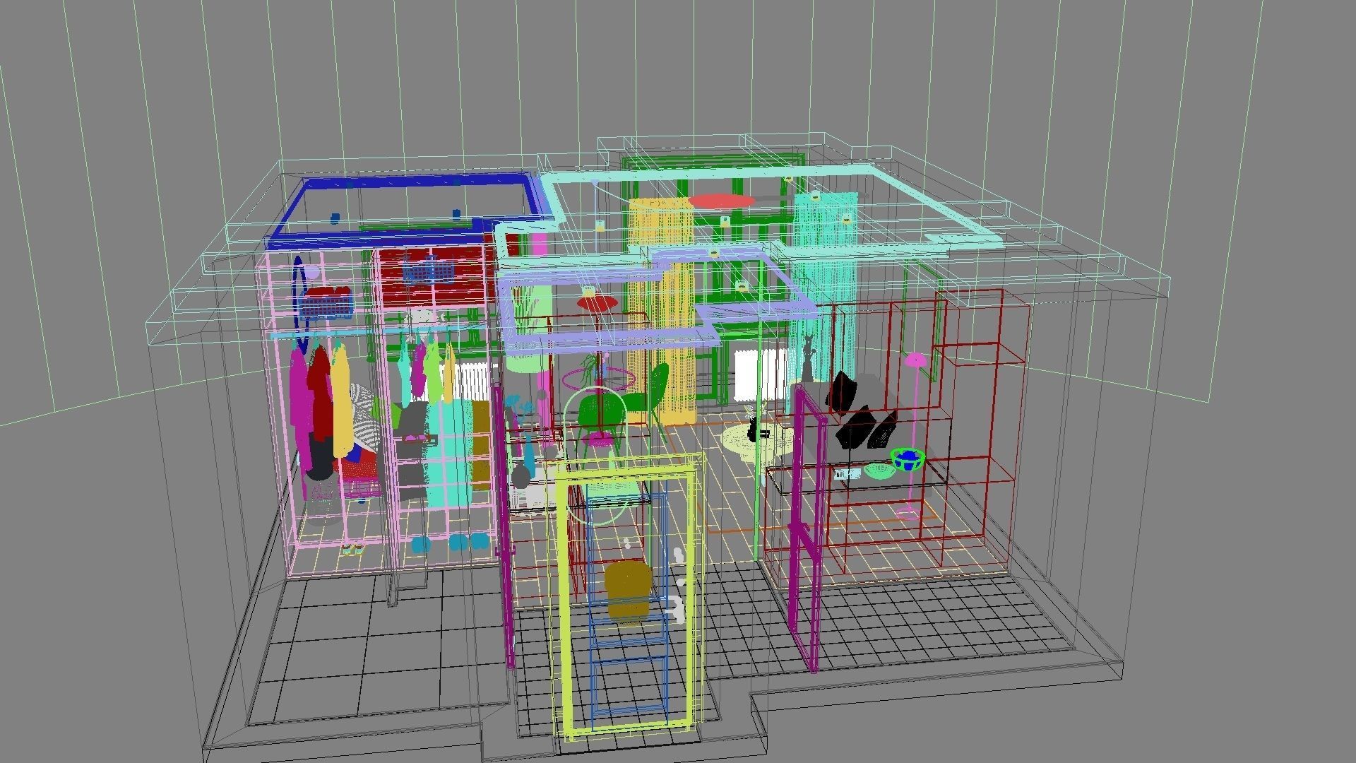 Modern residential interior 04 3D model_43