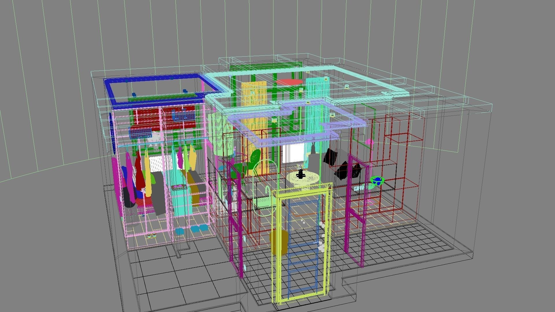 Modern residential interior 04 3D model_39
