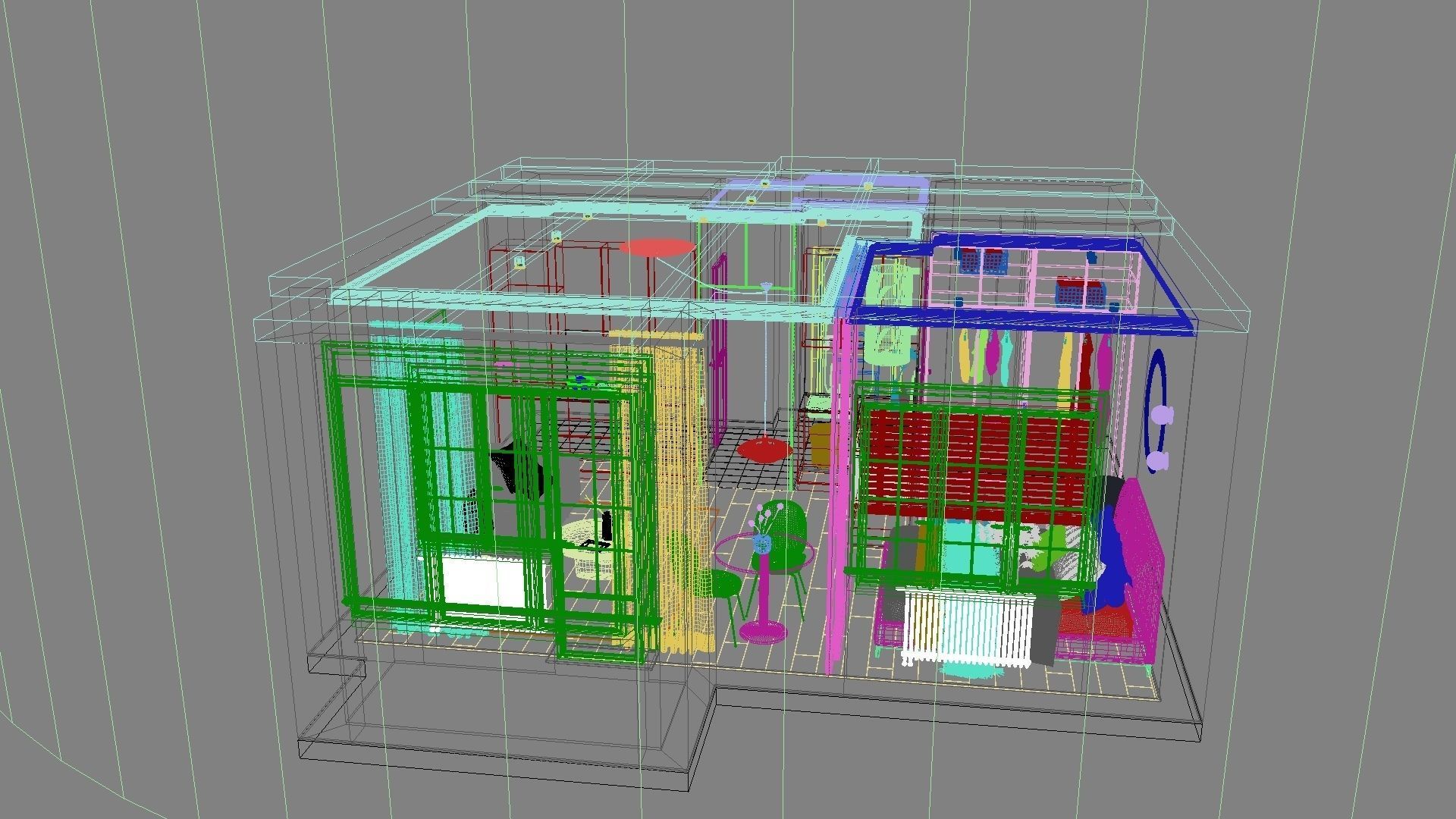 Modern residential interior 04 3D model_17