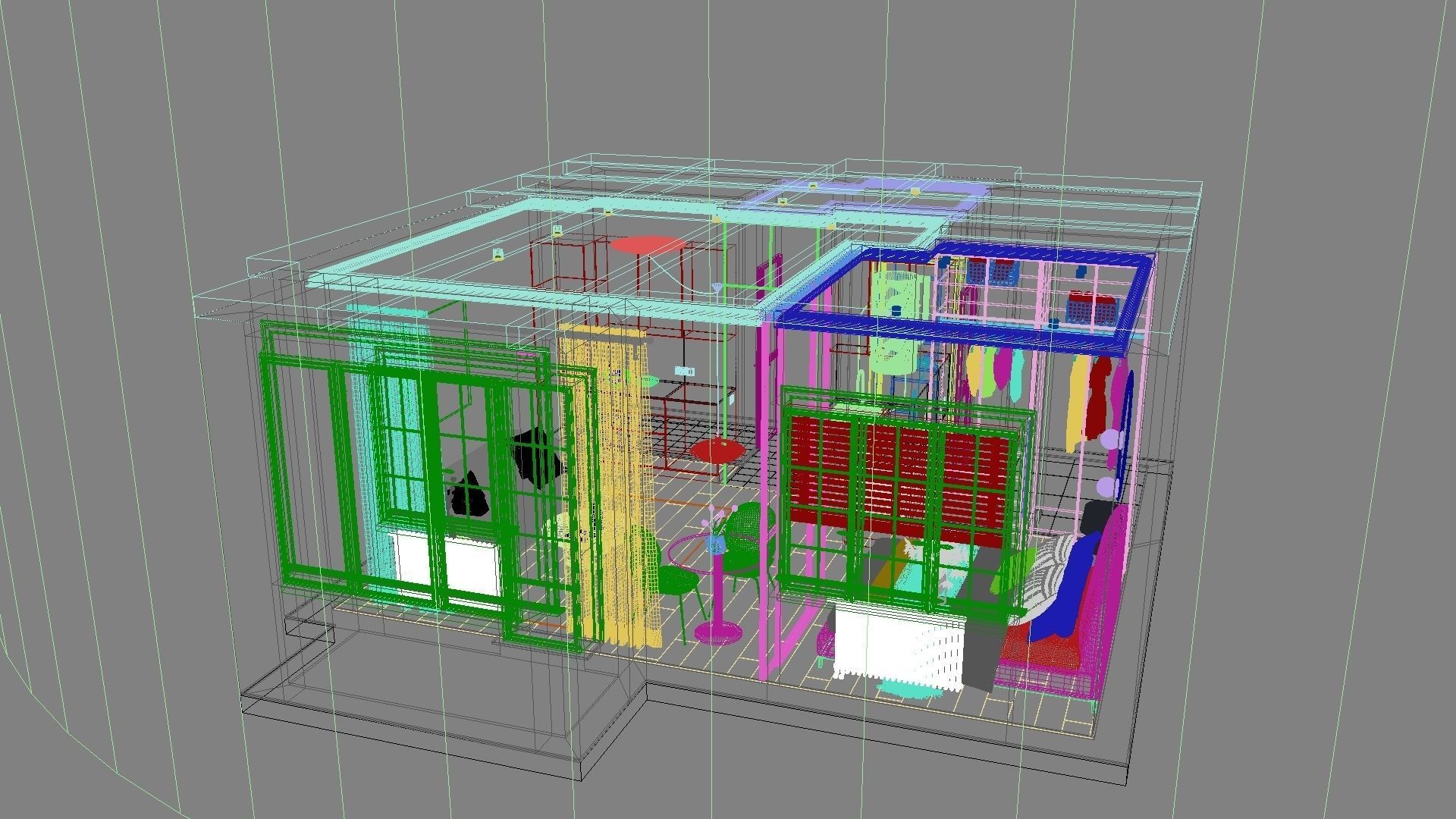 Modern residential interior 04 3D model_18