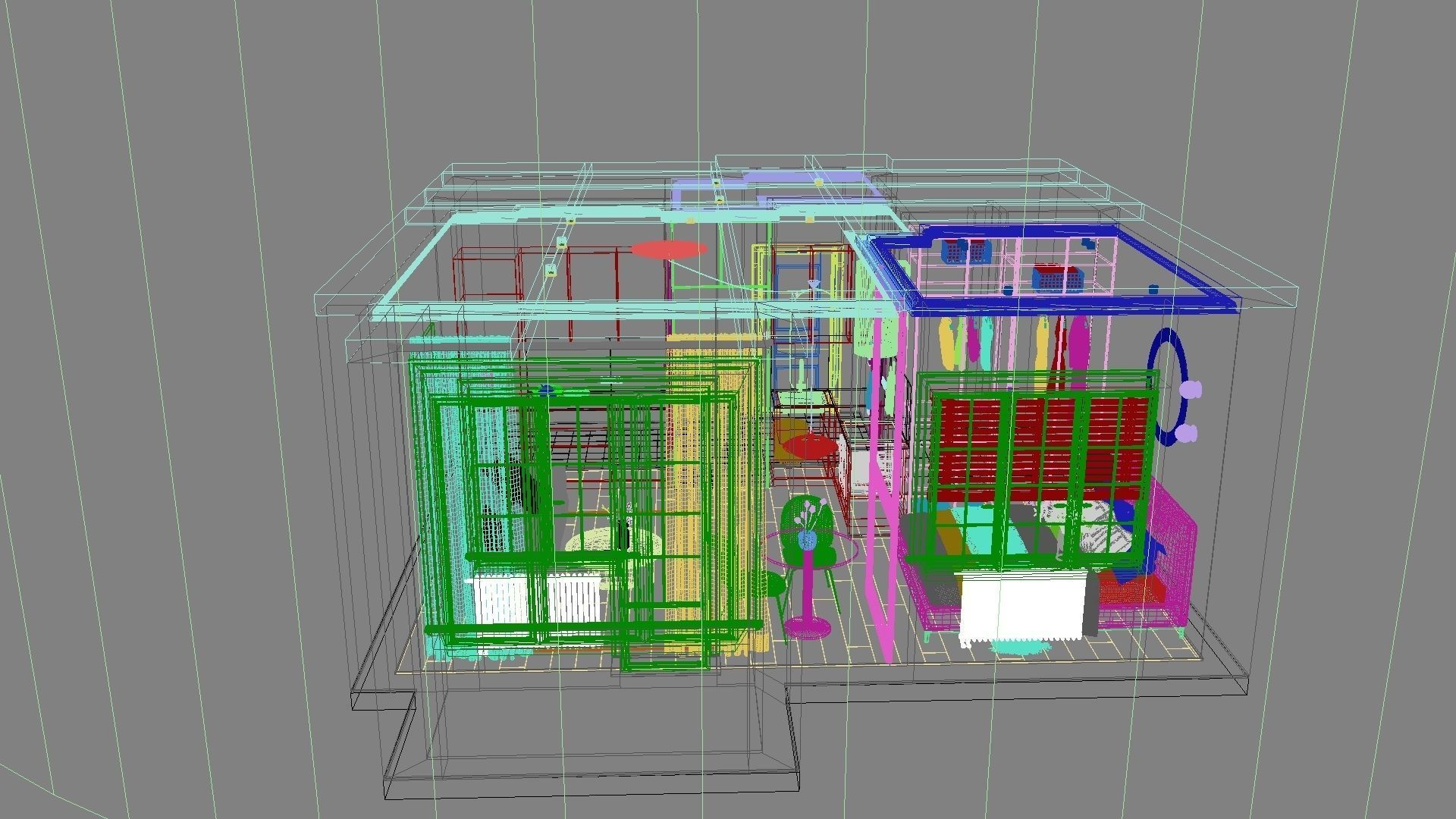 Modern residential interior 04 3D model_19