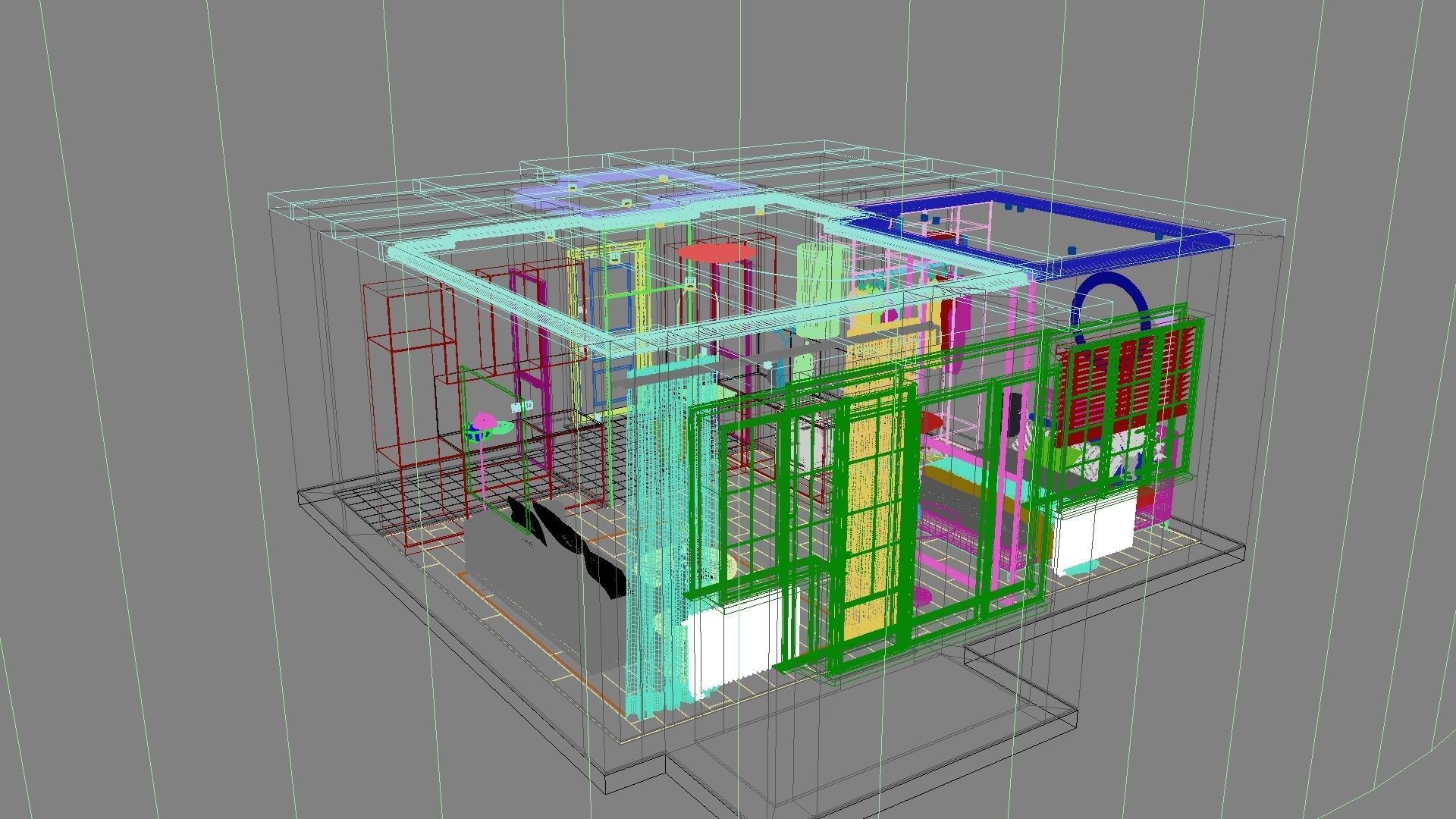 Modern residential interior 04 3D model_23