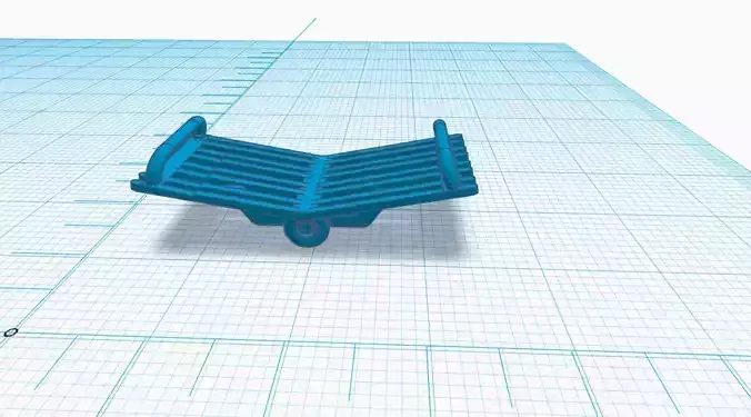 South African Railways luggage trolley 3D print model