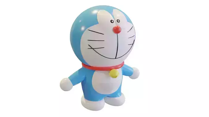 Doraemon Japan Anime Character in Several Different Versions 3D model