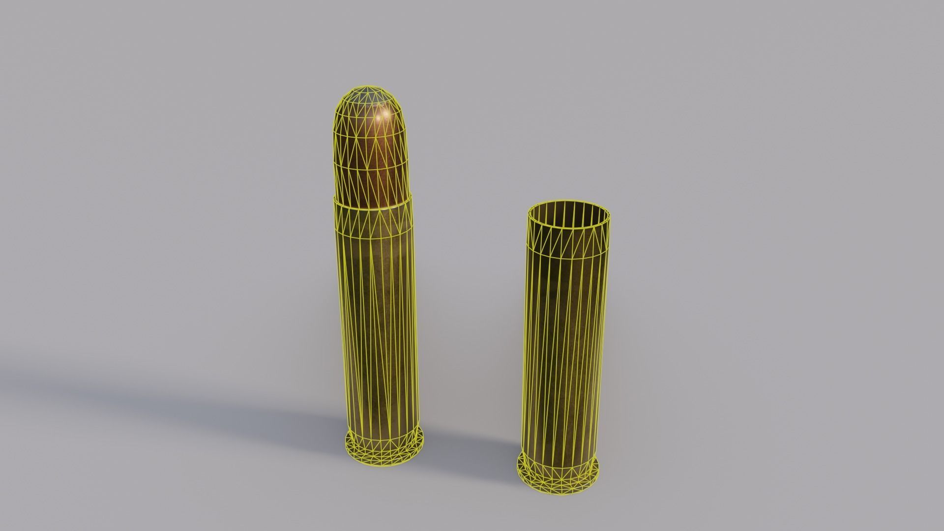 Winchester Model 1907 Low-poly 3D model_12
