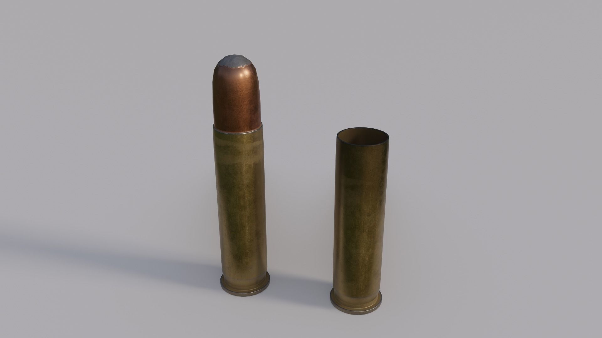 Winchester Model 1907 Low-poly 3D model_11
