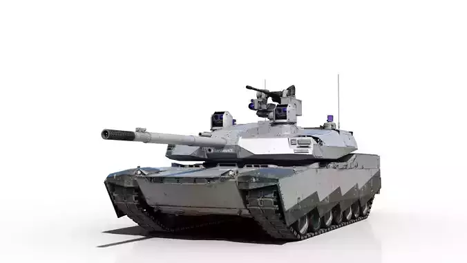 4 coatings of USA ARMY M1 AbramsX Main Battle Tank