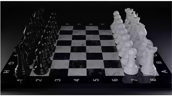 Marble Chess Board