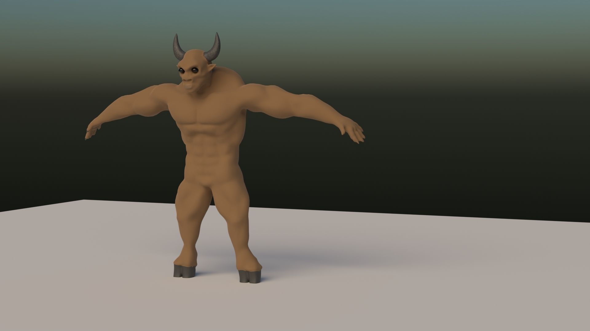 MINOTAUR Free low-poly 3D model_3
