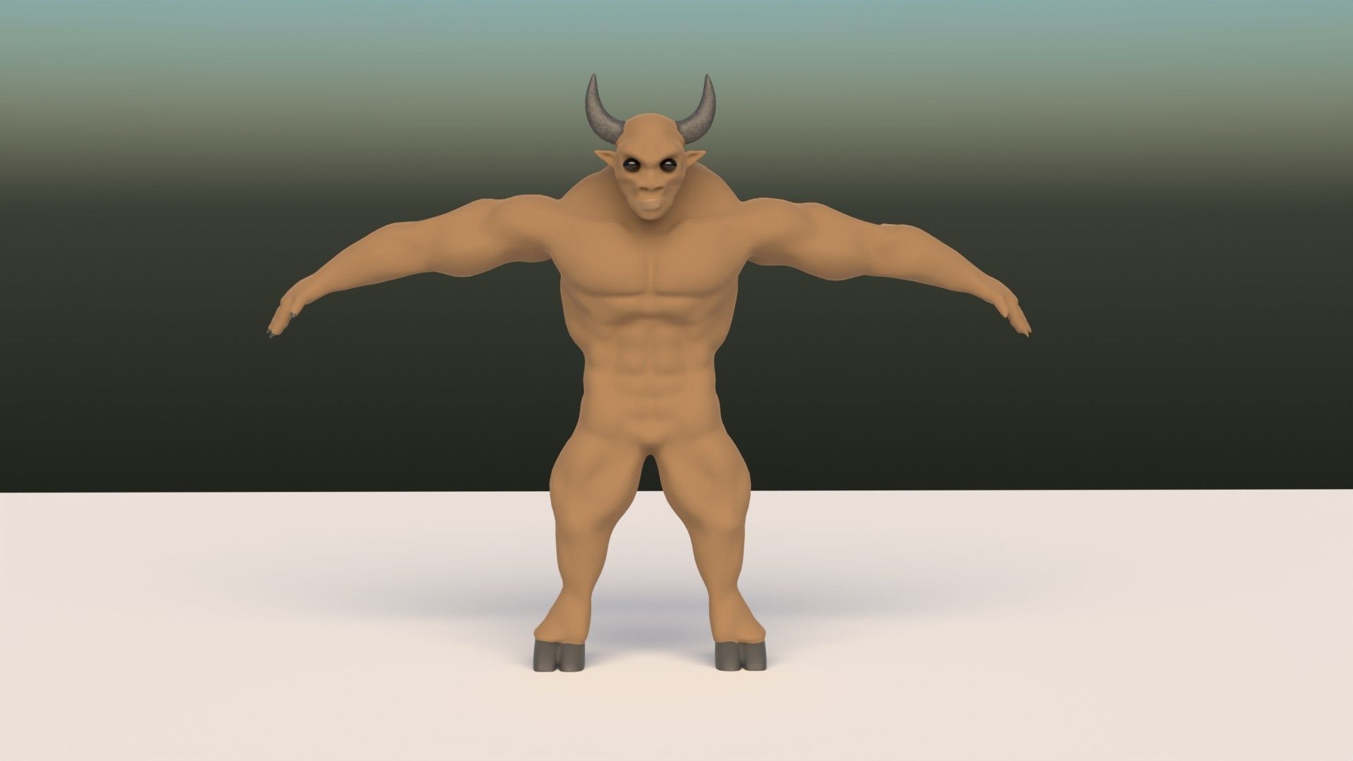 MINOTAUR Free low-poly 3D model_2