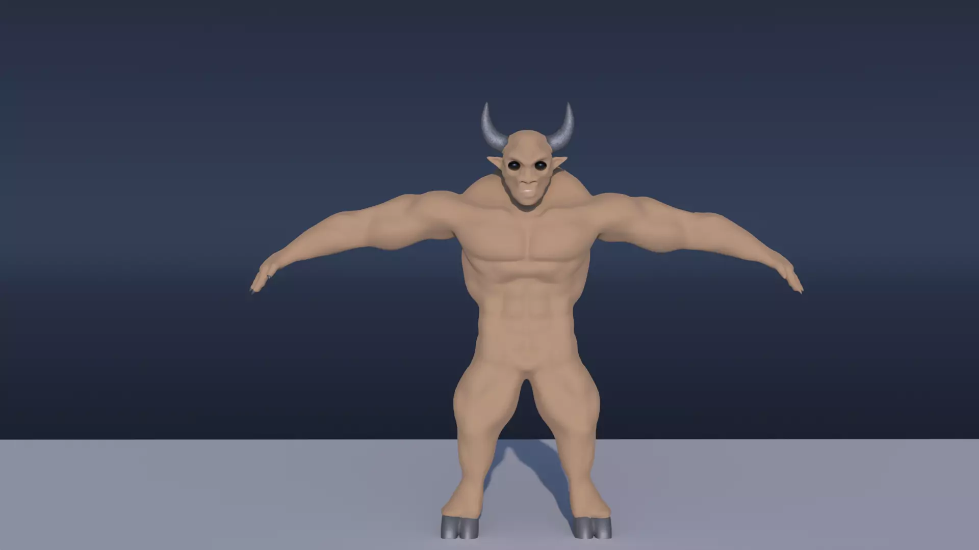 MINOTAUR Free low-poly 3D model_0