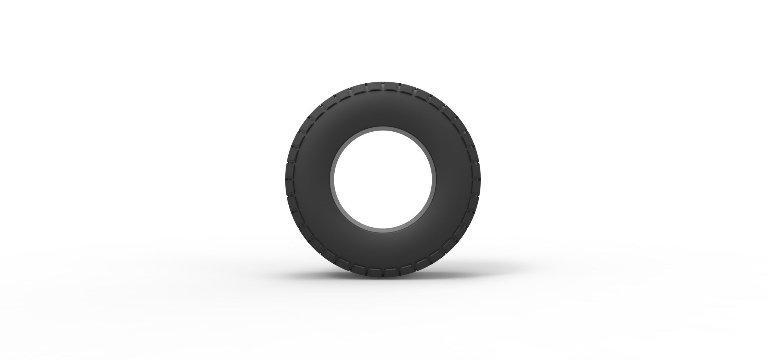 Offroad tire 120 Scale 1 to 25 3D print model_4