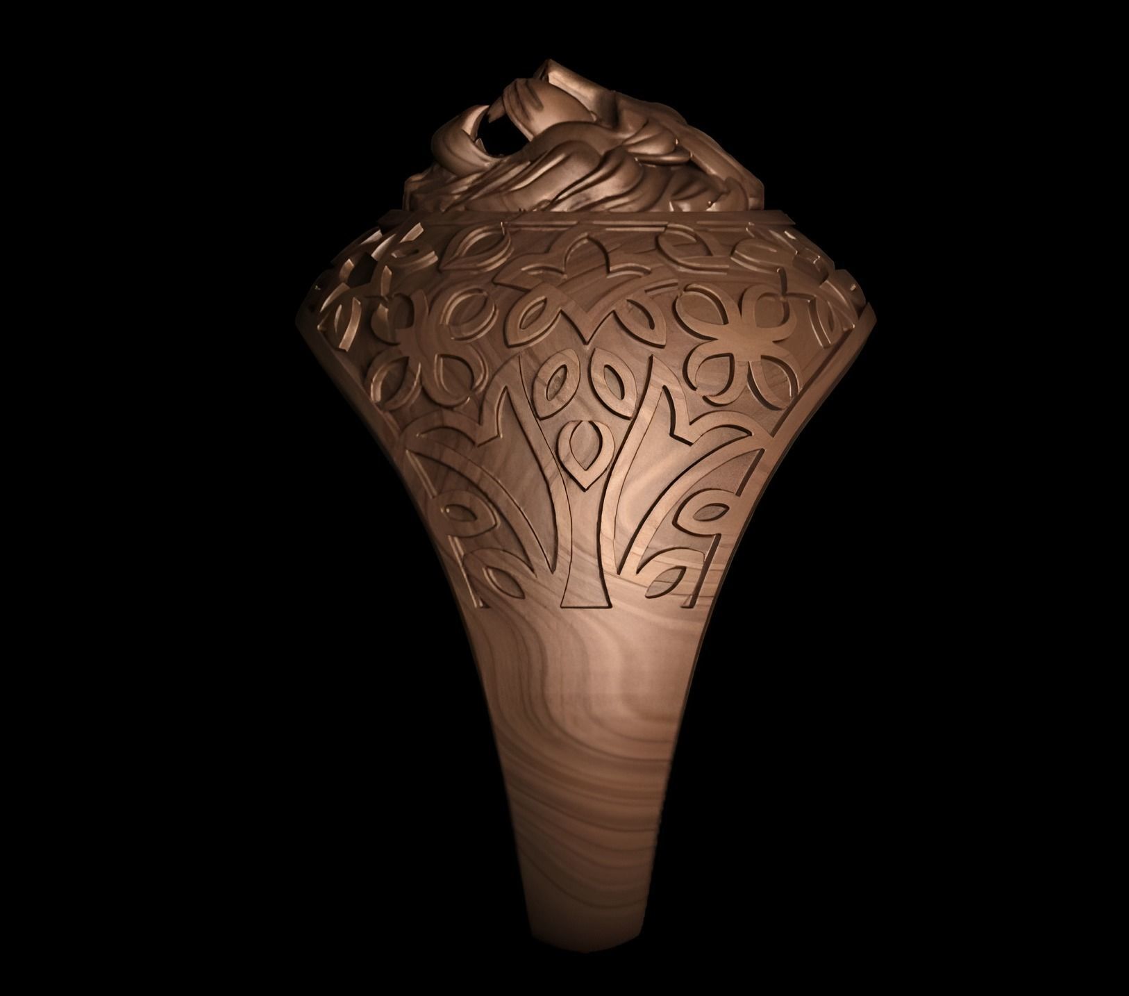 Lion King Face Ring renders details 3dm stl obj mtl ply 3D print model_3