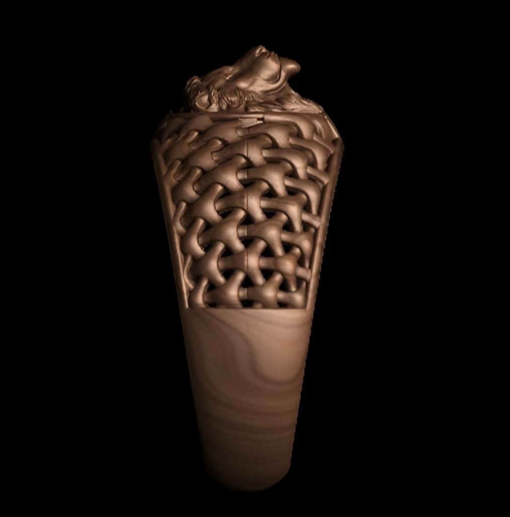 Lion King Face Ring renders details 3dm stl obj mtl ply 3D print model_5