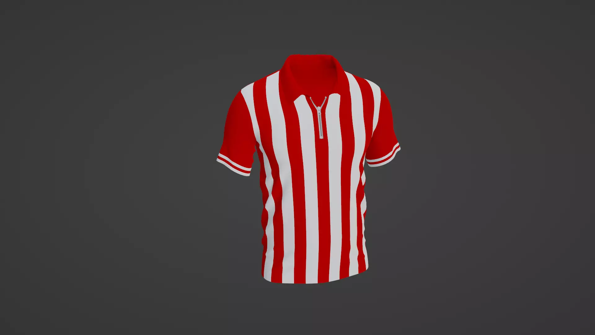 T-Shirt Sport Low-poly 3D model_0