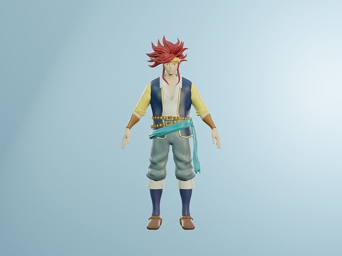 3D Character casual Man 3D model