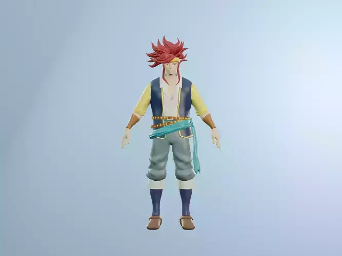 3D Character casual Man
