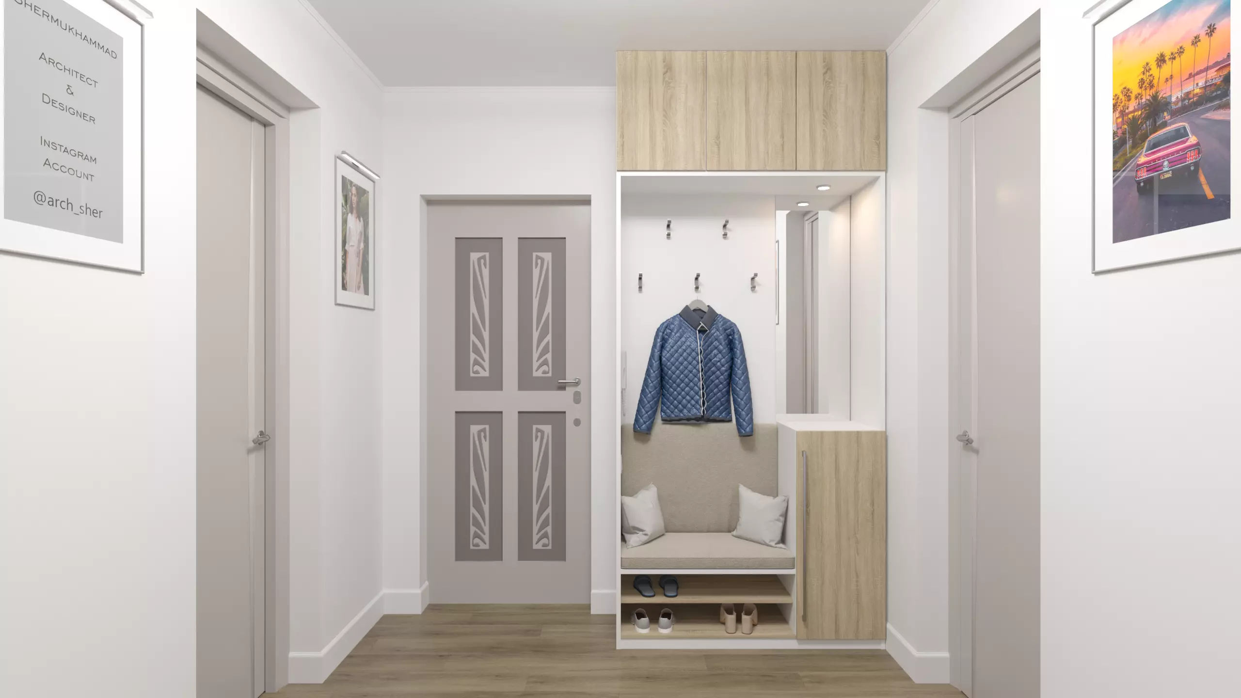 Hall Interior 3D Model 3D model_0