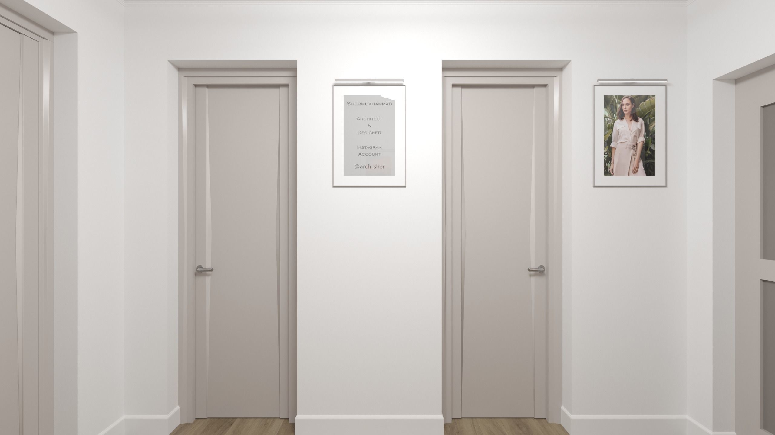 Hall Interior 3D Model 3D model_3