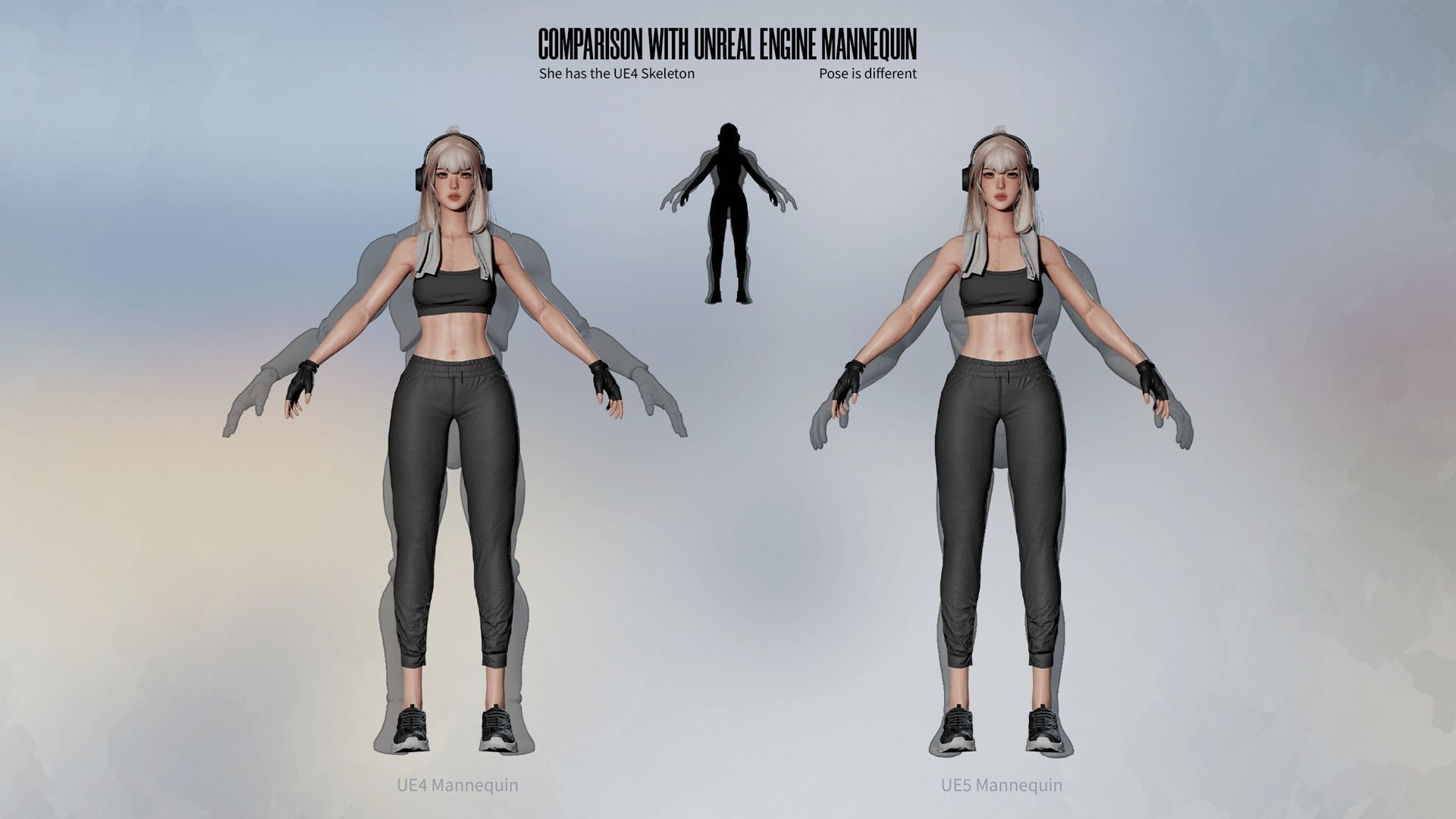 Gym Bundle Boys and Girls - Game Ready 3D Model Collection_28