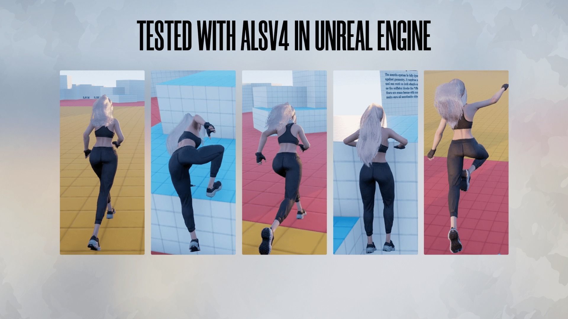 Gym Bundle Boys and Girls - Game Ready 3D Model Collection_27